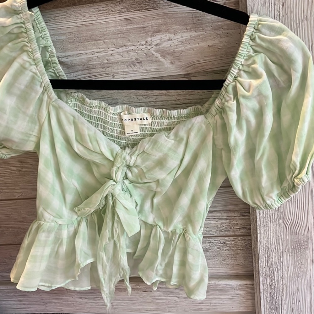 Green Summer Top